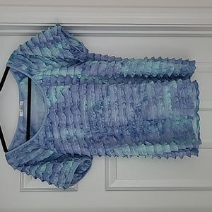 Dress Barn Ruffle Top 1X